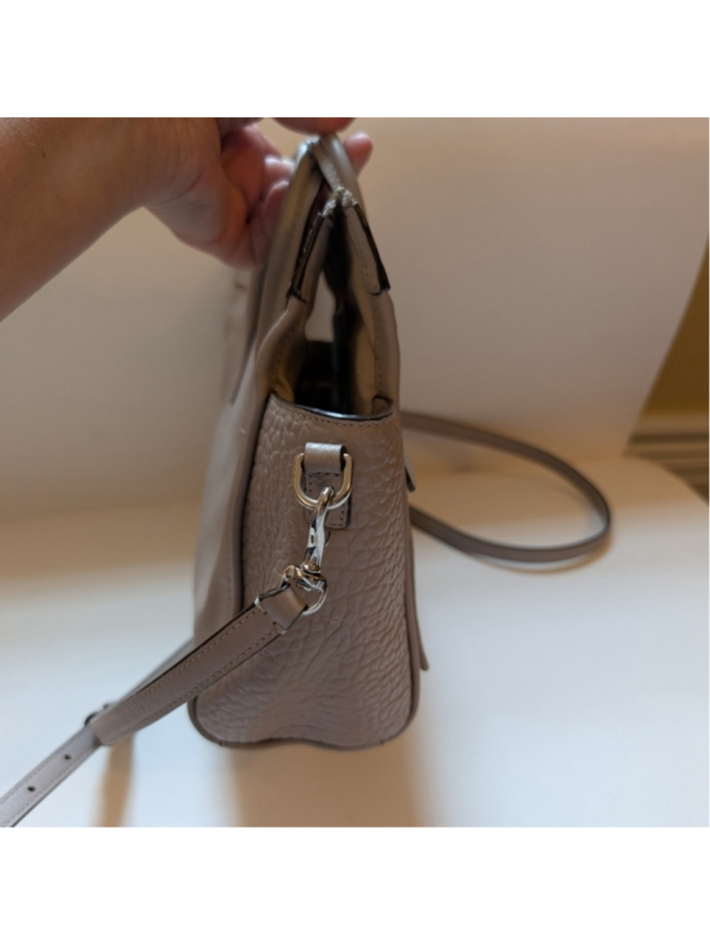 Coach BLEECKER LEATHER MINI RILEY CARRYALL J1393-27923 in VGUC - Picture 9 of 13